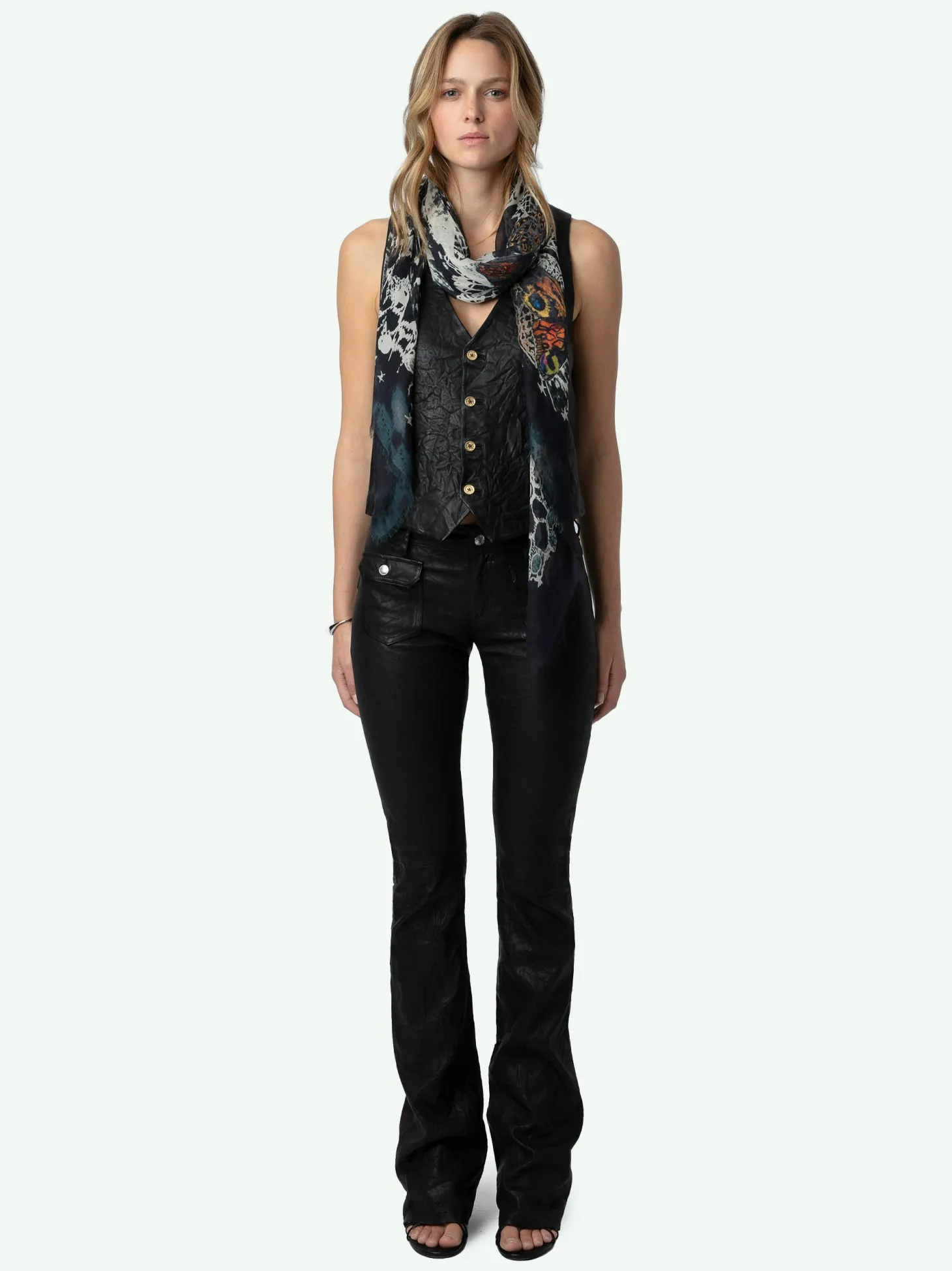Flash Sale Zadig & Voltaire Kerry Scarf Ink