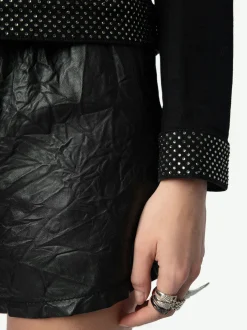 Clearance Zadig & Voltaire Kioky Denim JacketNEW Black