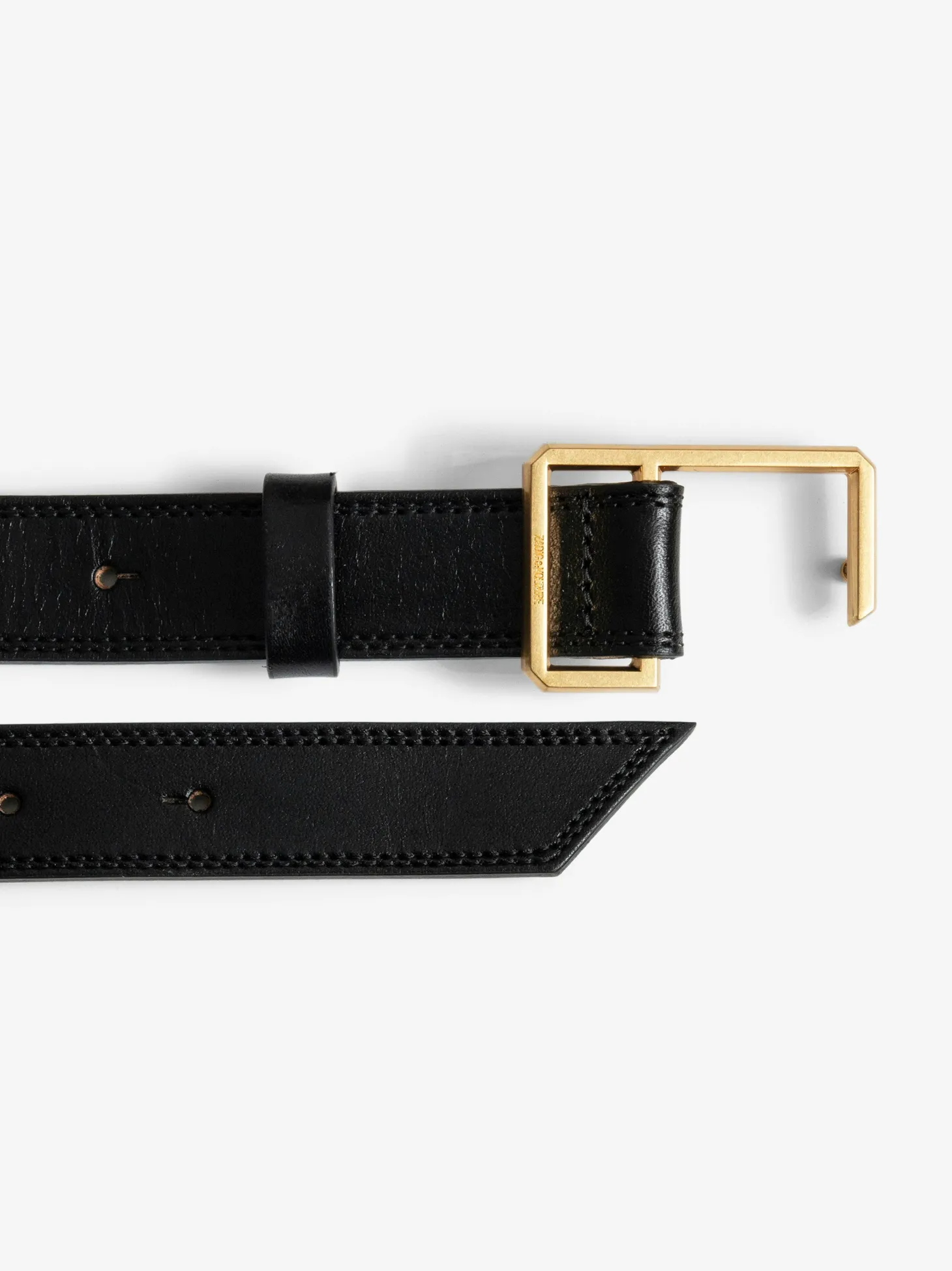 Shop Zadig & Voltaire La Cecilia Obsession Belt Black