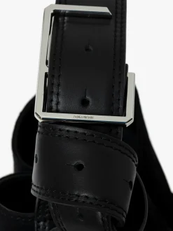 Shop Zadig & Voltaire Le Cecilia Hobo Bag Black