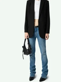 Discount Zadig & Voltaire Le Cecilia XS Bag Black