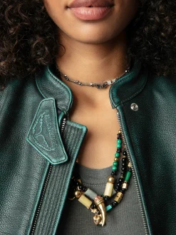 Clearance Zadig & Voltaire Loupa Leather Jacket Peaks