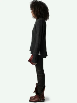 Cheap Zadig & Voltaire Malta Sweater Anthracite