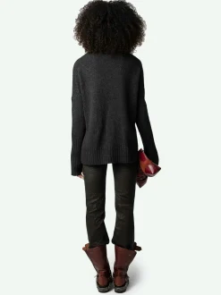 Cheap Zadig & Voltaire Malta Sweater Anthracite