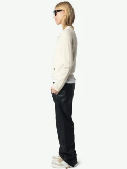 Store Zadig & Voltaire Marcya Cashmere CardiganNEW Ecru