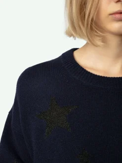 Cheap Zadig & Voltaire Markus Cashmere SweaterNEW Encre