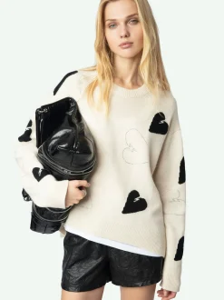 Flash Sale Zadig & Voltaire Markus Cashmere SweaterNEW Ecru