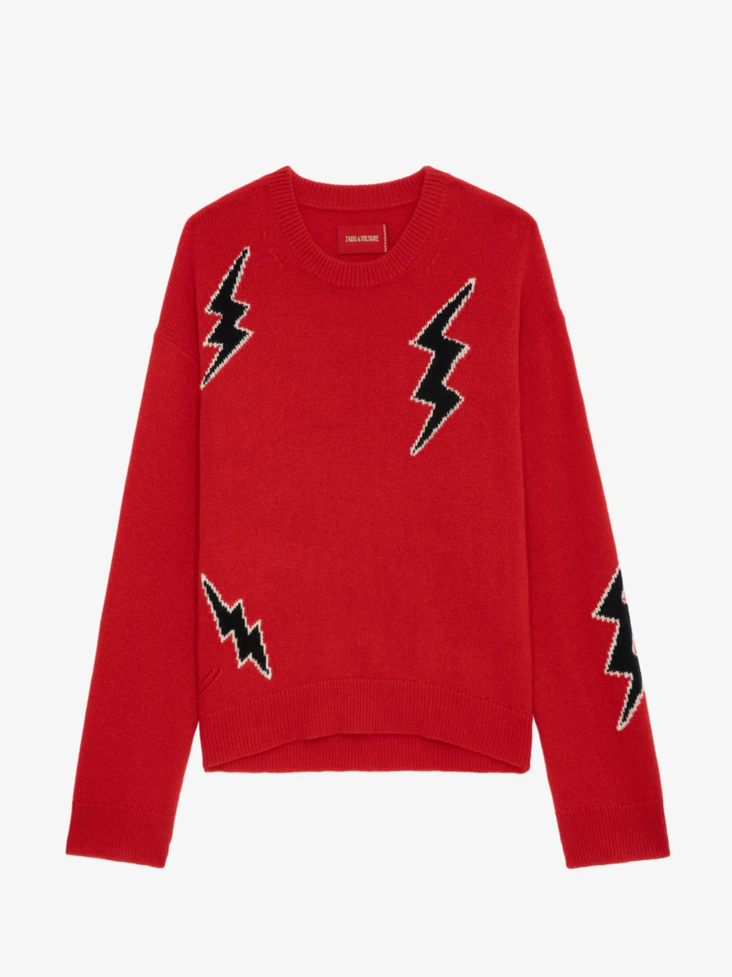 Best Sale Zadig & Voltaire Markus Flashlight SweaterNEW Cerise