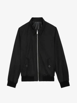 Shop Zadig & Voltaire Mate Leather Jacket Black