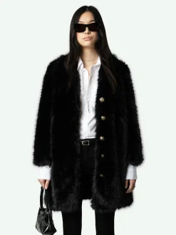 Cheap Zadig & Voltaire Milas CoatNEW Black