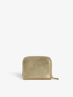 Hot Zadig & Voltaire Mini ZV Coin Purse Gold