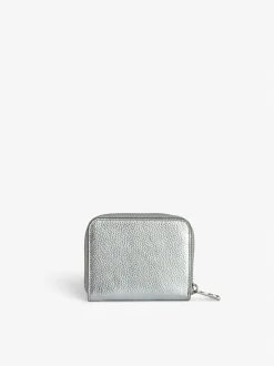 Store Zadig & Voltaire Mini ZV Coin Purse Silver
