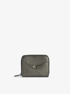 Online Zadig & Voltaire Mini ZV Coin PurseNEW Gun