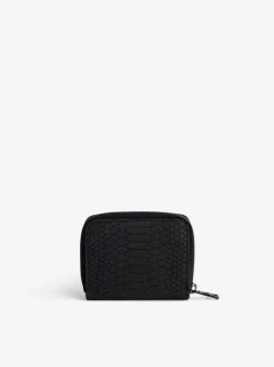 Hot Zadig & Voltaire Mini ZV Soft Savage WalletICONIC Black