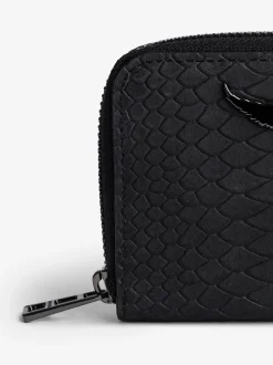 Hot Zadig & Voltaire Mini ZV Soft Savage WalletICONIC Black