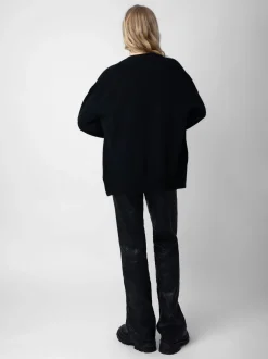 Outlet Zadig & Voltaire Mirka Jewelled Cashmere CardiganICONIC Black
