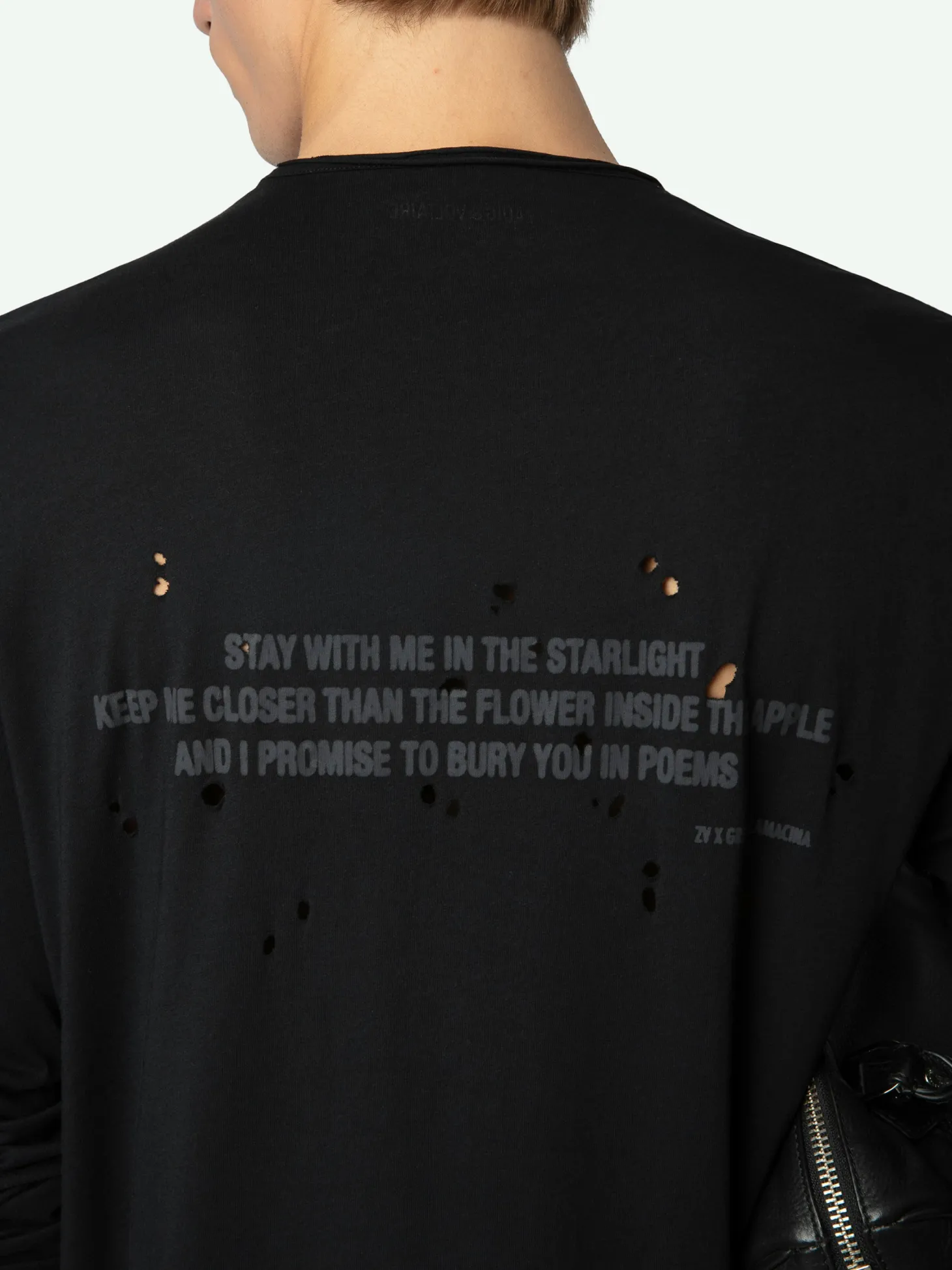 Hot Zadig & Voltaire Monasti Henley T-shirt Black
