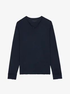 Best Sale Zadig & Voltaire Monastir Henley T-shirtNEW Agathe