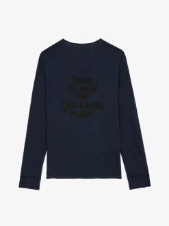 Best Sale Zadig & Voltaire Monastir Henley T-shirtNEW Agathe