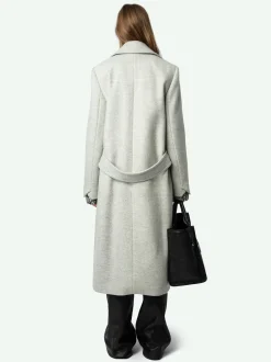 Cheap Zadig & Voltaire Mulan CoatNEW Grey