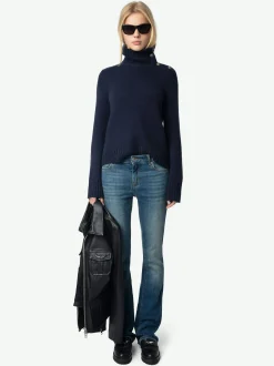 Discount Zadig & Voltaire Nalma Cashmere SweaterNEW Encre