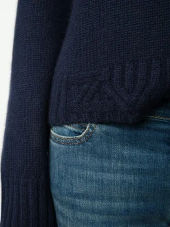 Discount Zadig & Voltaire Nalma Cashmere SweaterNEW Encre
