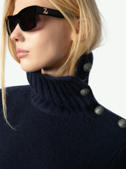 Discount Zadig & Voltaire Nalma Cashmere SweaterNEW Encre