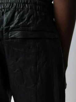 Online Zadig & Voltaire Pacha Crinkled Leather Pants Black