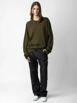 Online Zadig & Voltaire Pacha Crinkled Leather Pants Black