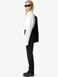 Fashion Zadig & Voltaire Panny PantsNEW Black