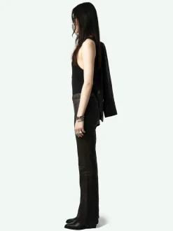 Online Zadig & Voltaire Pauline Crinkled Leather PantsNEW Land