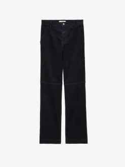 Store Zadig & Voltaire Pio Velvet PantsNEW Encre