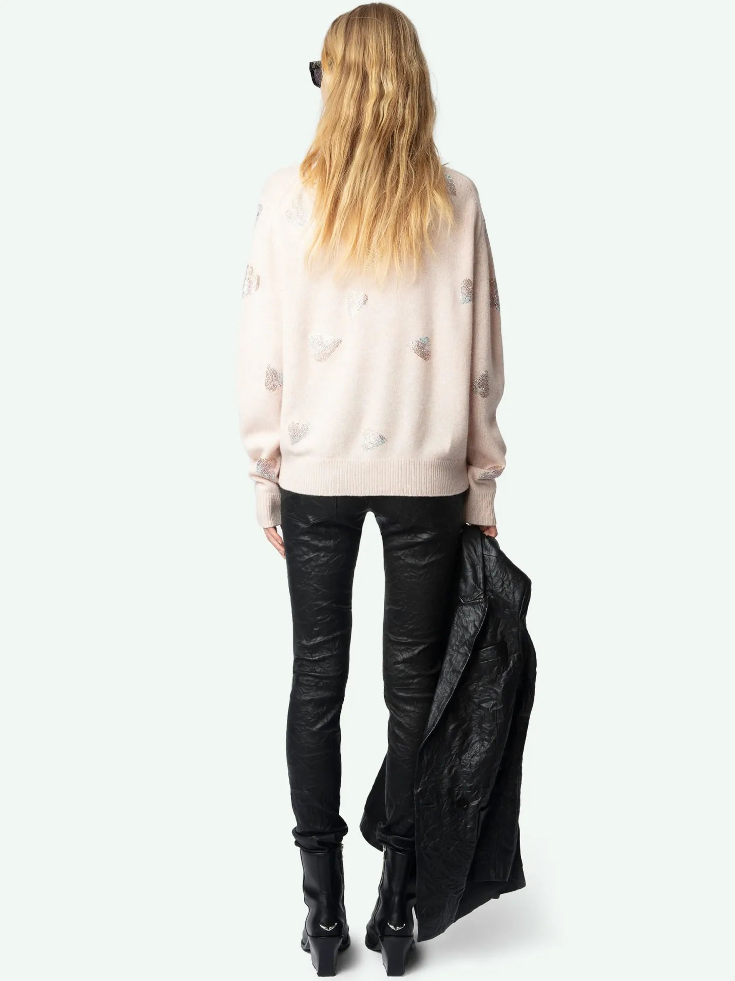 Store Zadig & Voltaire Pravis Cashmere SweaterNEW Pearly