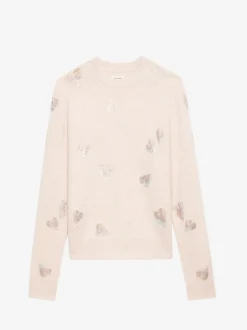 Store Zadig & Voltaire Pravis Cashmere SweaterNEW Pearly