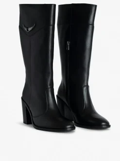 New Zadig & Voltaire Preiser Tall Boots Black