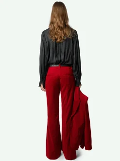 Flash Sale Zadig & Voltaire Prevy PantsNEW Velvet