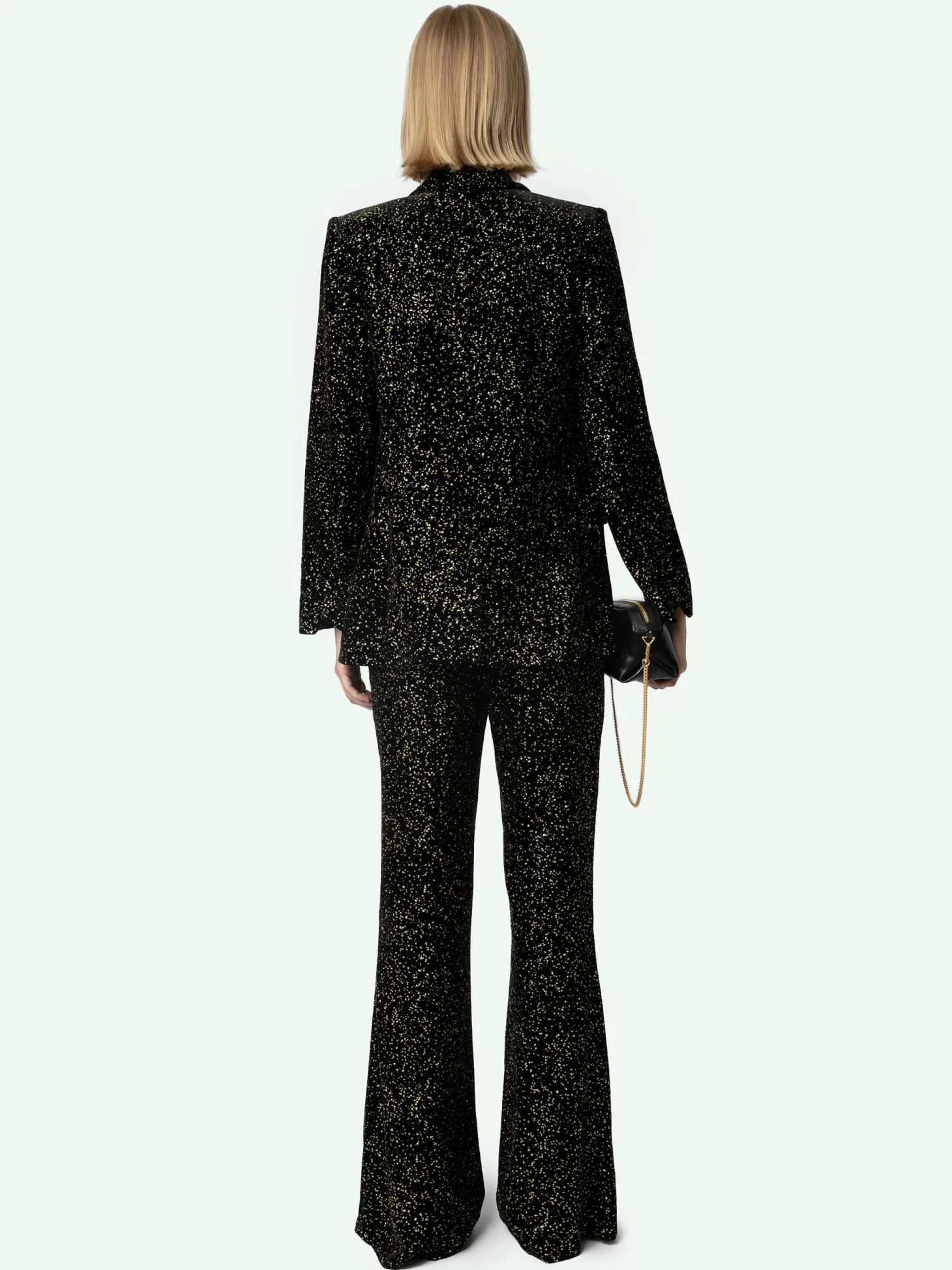 Best Sale Zadig & Voltaire Prevy Velvet PantsNEW Black