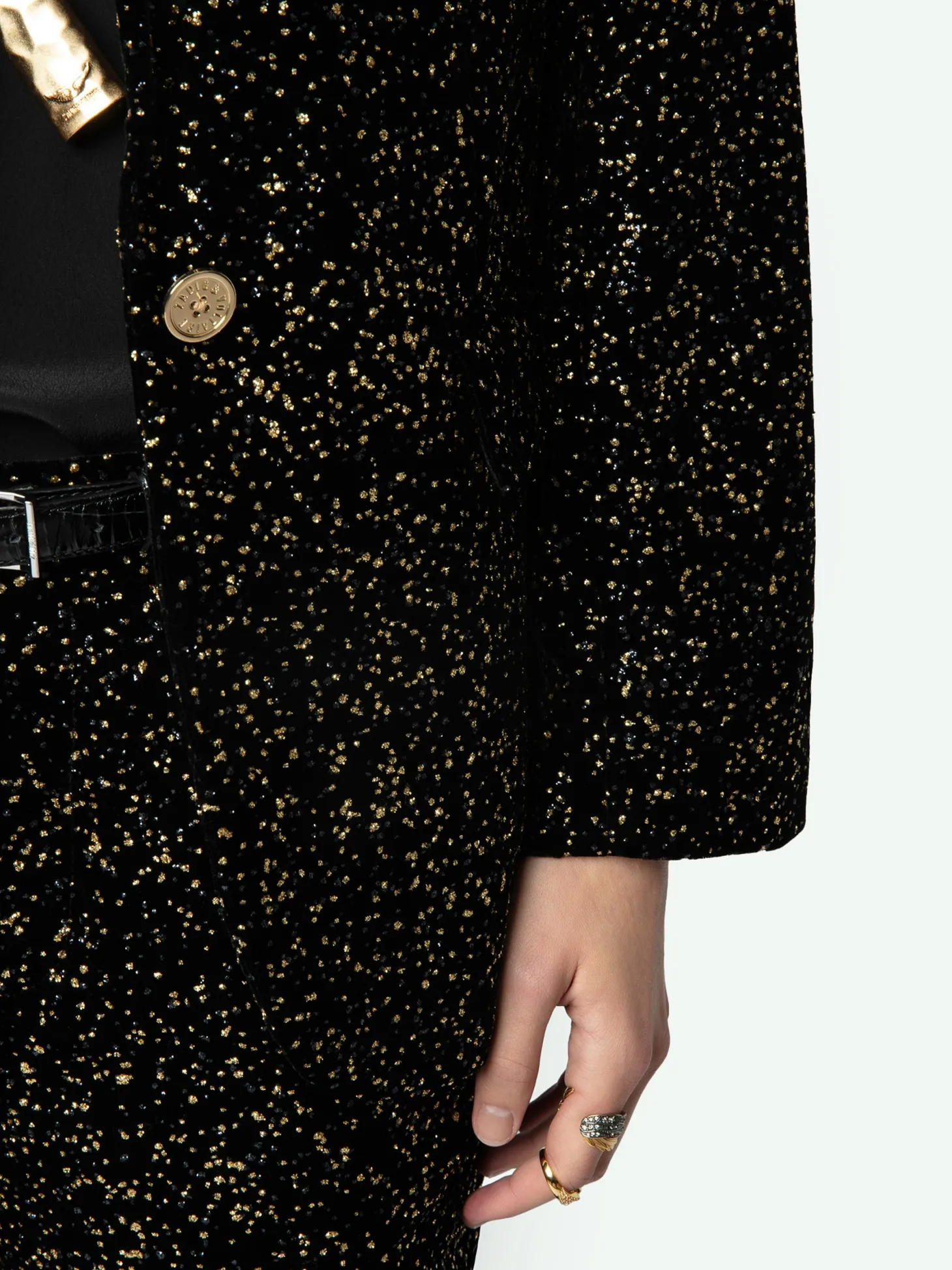 Best Sale Zadig & Voltaire Prevy Velvet PantsNEW Black