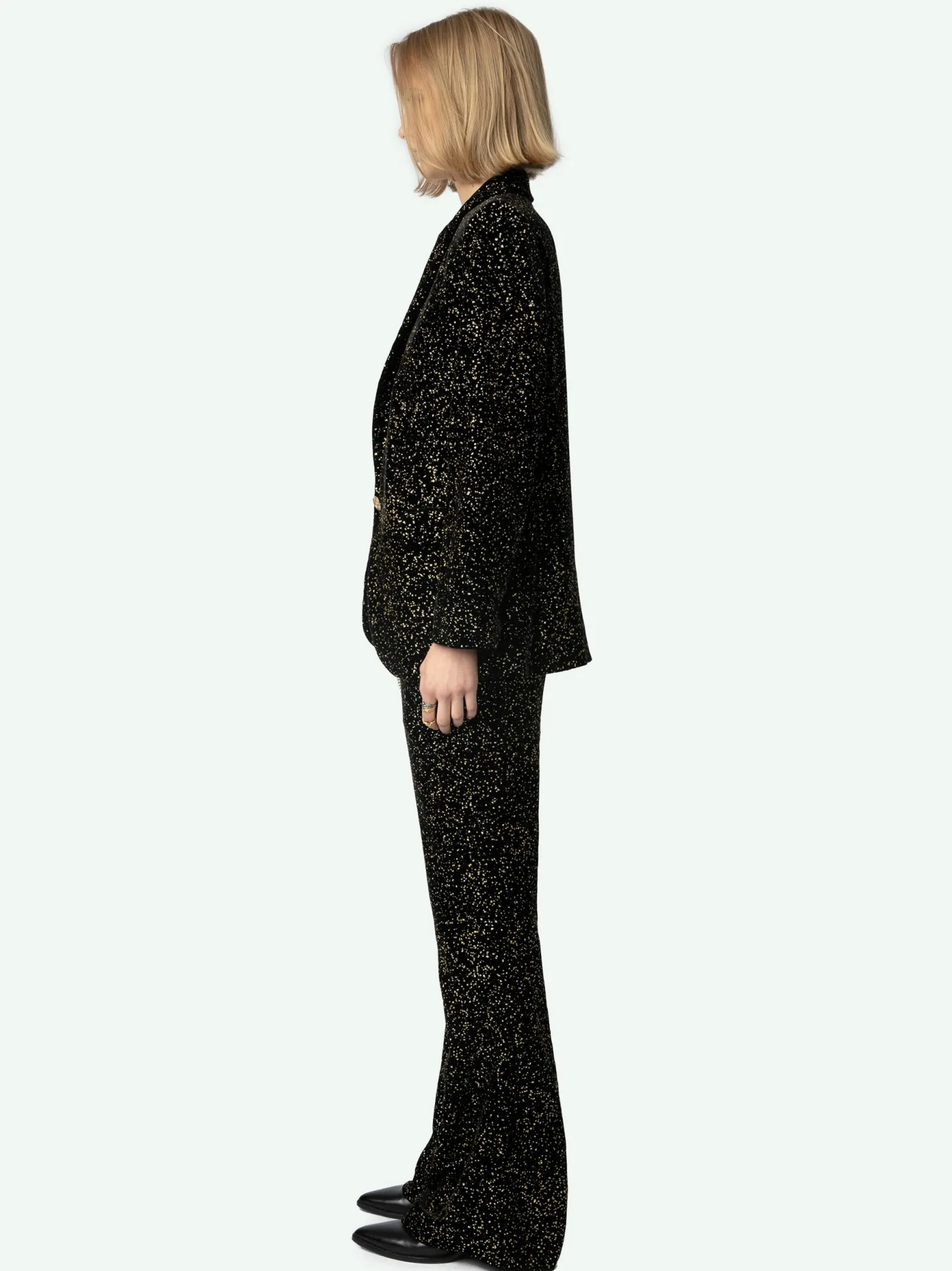 Best Sale Zadig & Voltaire Prevy Velvet PantsNEW Black