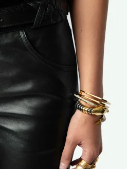 Best Zadig & Voltaire Push Leather Pants Black