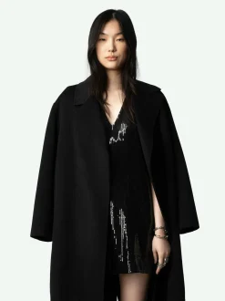 New Zadig & Voltaire Rashu Sequin DressNEW Black