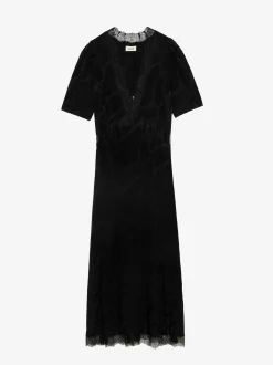 Flash Sale Zadig & Voltaire Redox Silk DressNEW Black