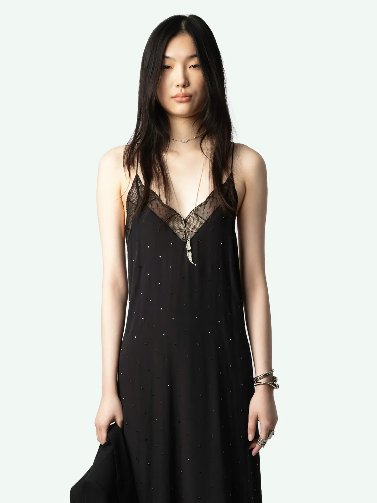 New Zadig & Voltaire Risty Diamanté DressNEW Stone