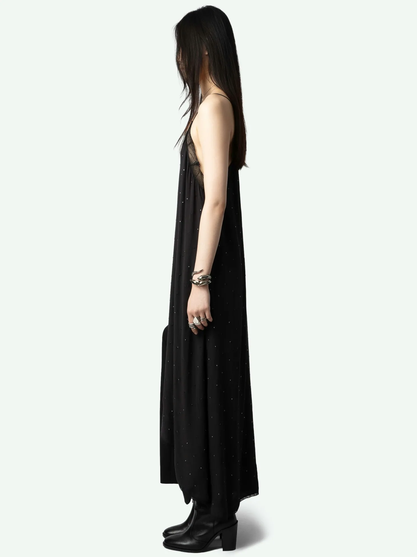 New Zadig & Voltaire Risty Diamanté DressNEW Stone