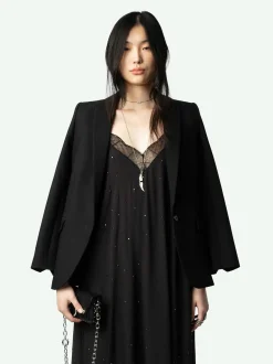 New Zadig & Voltaire Risty Diamanté DressNEW Stone