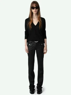 Best Sale Zadig & Voltaire Rivy Cashmere Sweater Black