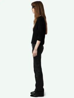 Best Sale Zadig & Voltaire Rivy Cashmere Sweater Black