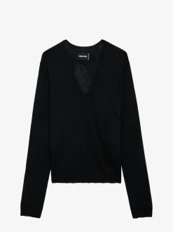 Best Sale Zadig & Voltaire Rivy Cashmere Sweater Black