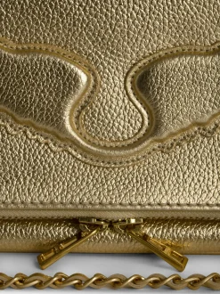 Sale Zadig & Voltaire Rock Clutch Gold