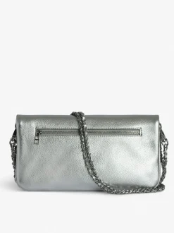 Hot Zadig & Voltaire Rock ClutchNEW Silver